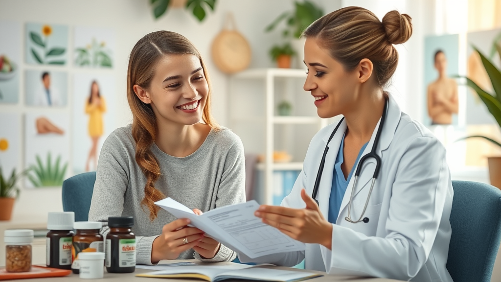Naturopathic doctor providing holistic care to a patient at Sacramento clinic.