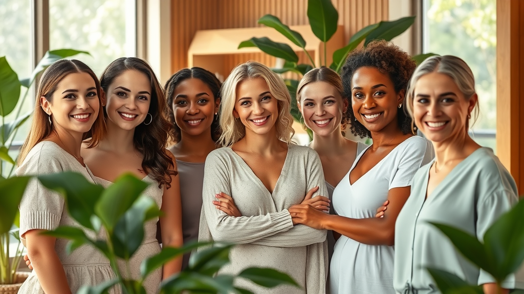 Women enjoying best facials in Sacramento with glowing healthy skin